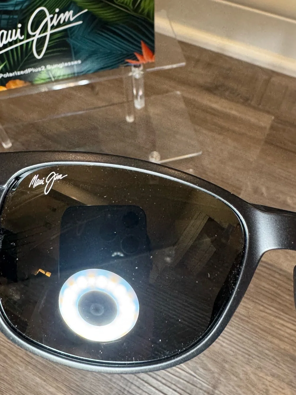 Maui Jim Hulili Rectangular Polarized Sunglasses